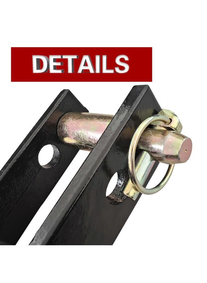 SUONE Versatile Quick Hitch Adapter with Adapter Sleeve Used to Adjust Top Link Bracket Movements for Category 1 top Link - Image 5