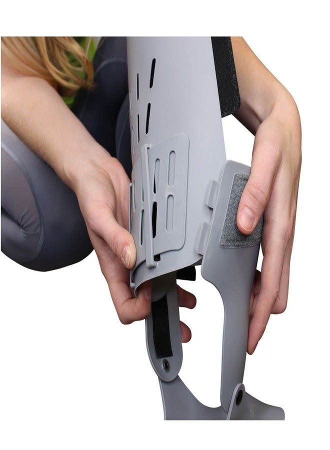 Brace Direct Recovery Lightweight Ankle Easy Tie Lacing & Moldable Footplate to Control Inversion/Eversion for Ankle Injuries and Sprains Support Stabilizer - Image 3