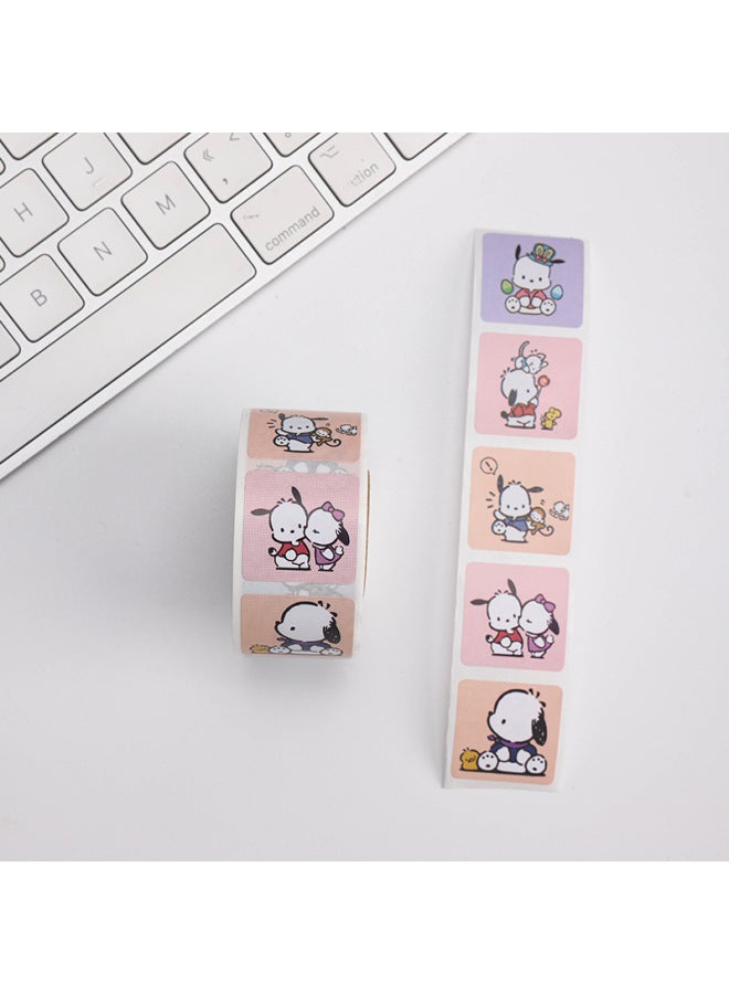 Liyuan Stickers Children's Women's Cute Sanrio Seal Stickers Student Goo Card Hand Account Material Roll Stickers Reward For Teachers - Image 4