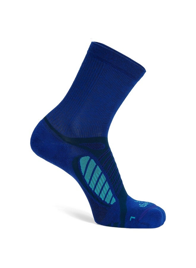 Balega Ultralight Lightweight Performance Crew Athletic Running Socks For Men And Women (1 Pair), Cobalt, Small - Image 2