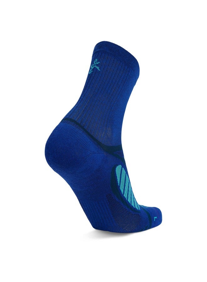Balega Ultralight Lightweight Performance Crew Athletic Running Socks For Men And Women (1 Pair), Cobalt, Small - Image 5