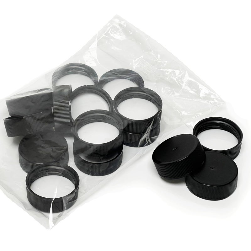 nicebottles - Clear Glass Woozy Bottles, 12 Oz (375ml) - Case of 12 Lovely Bottles Packed in Sturdy Box with 15 Black Screw Caps (Yes, That's 3 Extra Caps!) - Image 5