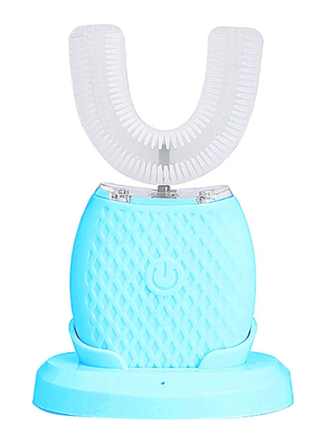 NIBEMINENT U-Shaped Ultrasonic Electric Toothbrush White/Blue - Image 1