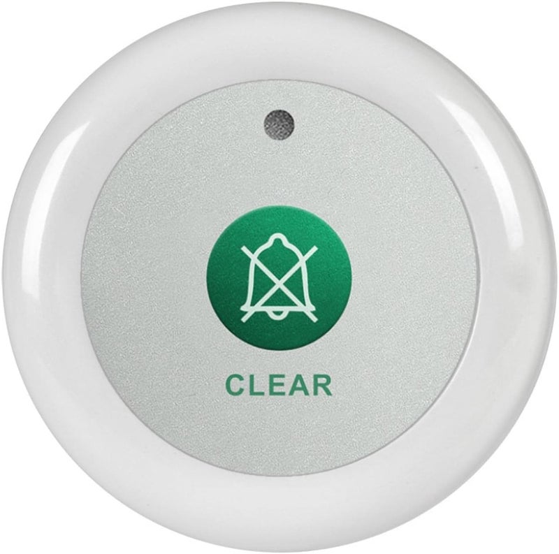 SYNLETT Wireless Call Reset Button Caregiver Clear Call Button Compatible with Wireless Nurse Call System Pager Monitoring Unit CMU for Nurses Home Service Staff Office Clinic - Image 4
