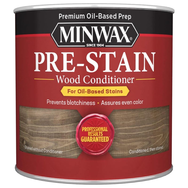 Minwax 1/2 pt Minwax 13407 Clear Pre-Stain Wood Conditioner, 1/2 Pint