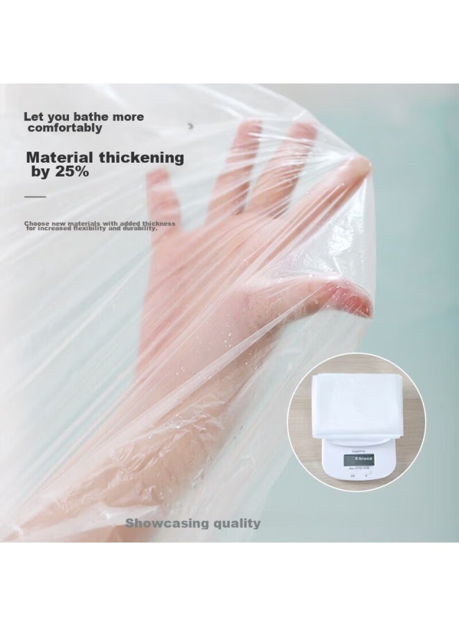 Sometimes Light Disposable Bath Bag Bathtub Cover, Enlarged And Thickened, Double-Person Wooden Bucket Cover, Travel Hotel Individual Packaging, 10 Pieces - Image 5