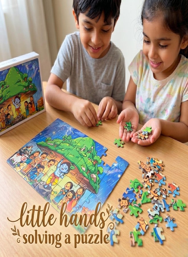 Camin 4 in 1 Divine Gods Jigsaw Puzzle for Kids, Set of 4, 35 Pieces Each Puzzle Game for Kids 7 to 10 Years, Reduces Screen Time, Boosts Reasoning and Motor Skills Board Games Based Toys - Image 4