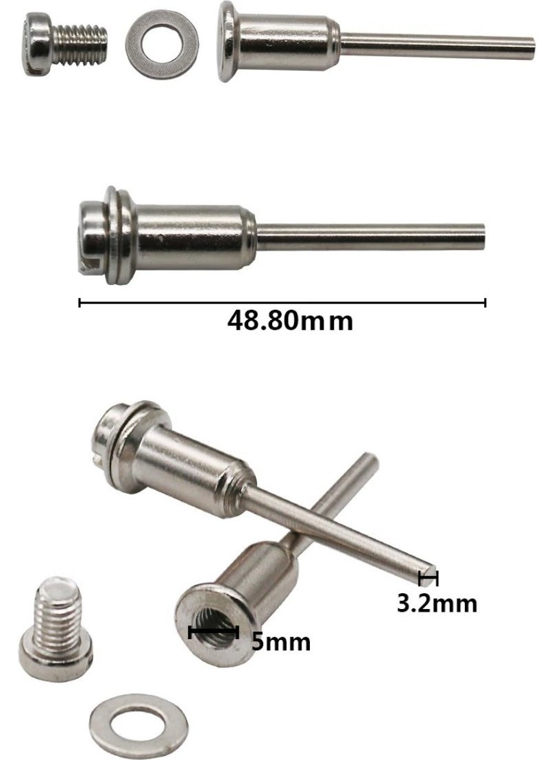 Acar Buffer Metal 6 Piece Mini Drill Bit Wood Cutting Round Steel Blade Disc Saw Set Kit  - Image 4