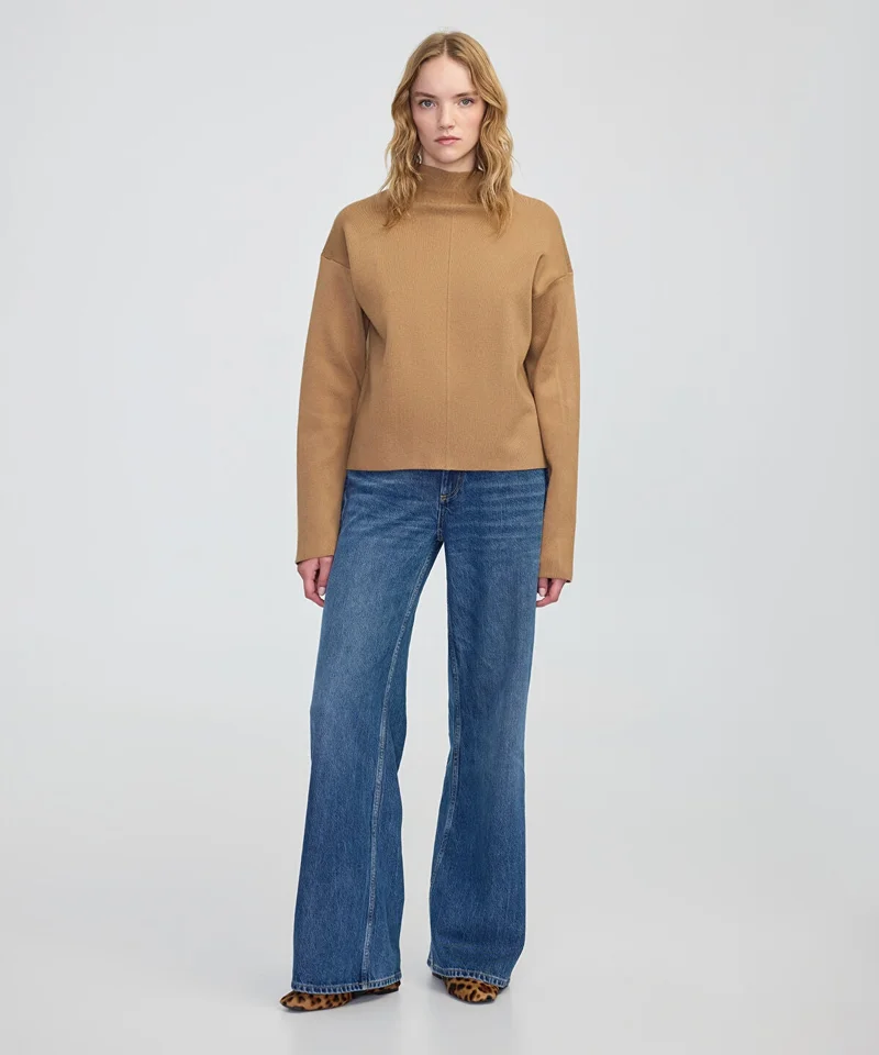 ابيكول Basic Fine Knit Sweater