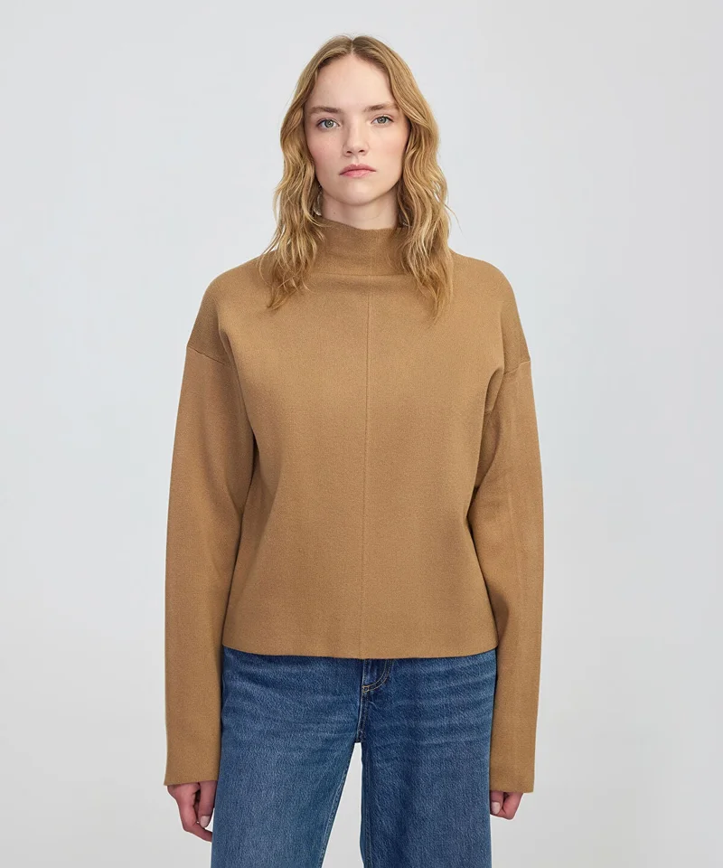 ابيكول Basic Fine Knit Sweater