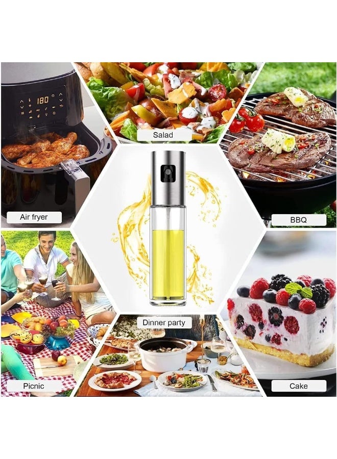MOMENT رشاش زيت للطهي، 100 مل رشاش زيت الزيتون، زجاجة رش زيت الزيتون، رش زيت الزيتون للسلطة، الشواء، الخبز في المطبخ، التحميص - Image 3