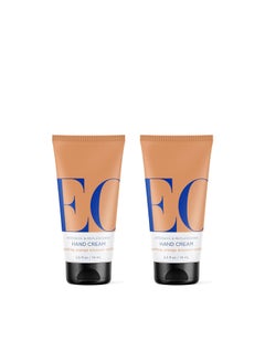 EO Hand Cream 25 Ounce Pack of 2 Orange Blossom and Vanilla Organic PlantBased Moisturizer for Dry Skin