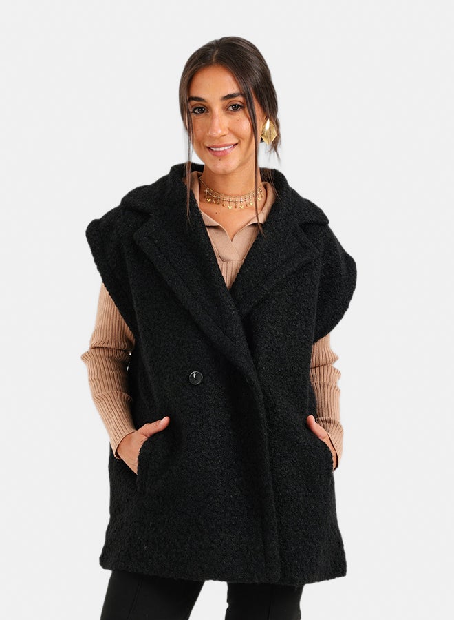 Carina Relaxed Double-Breasted Vest - Image 1