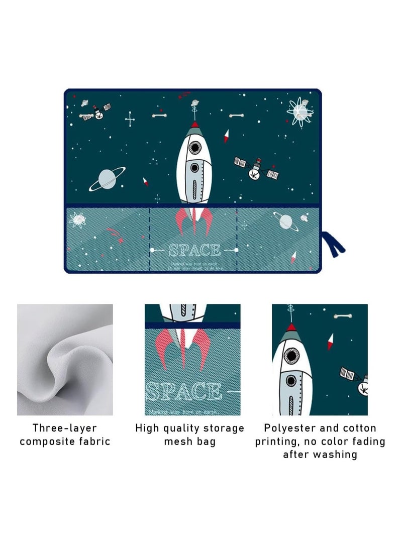 general 2 Pieces of Baby Car Curtains, 19.5 ×26.8 Cartoon Pattern Car Curtains Blocking Sunlight and Heat, Vehicle Side Window Sun Shade With Pockets and Suction Cups, Car Accessories - Image 4