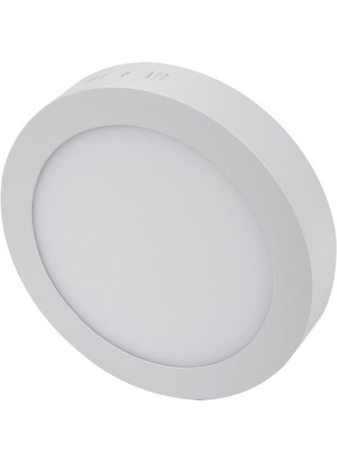 CT-5233 Surface Mounted Circle Panel LED Luminaire White