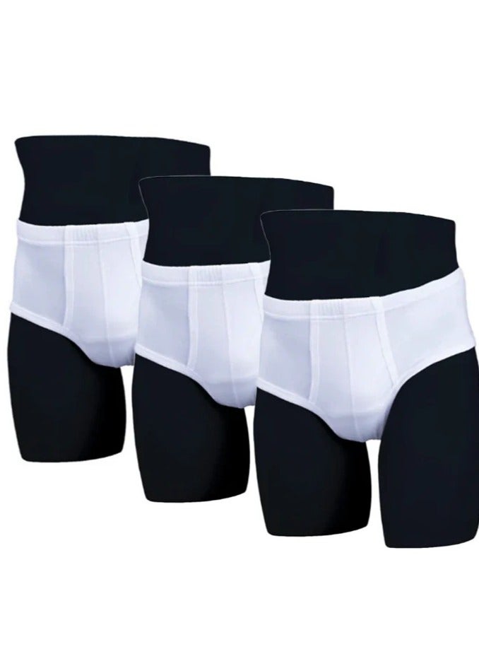 COTTONIL Cottonil® Men Bikini Slip Bundle of 3 White Slips (100% Cotton)  - Image 1