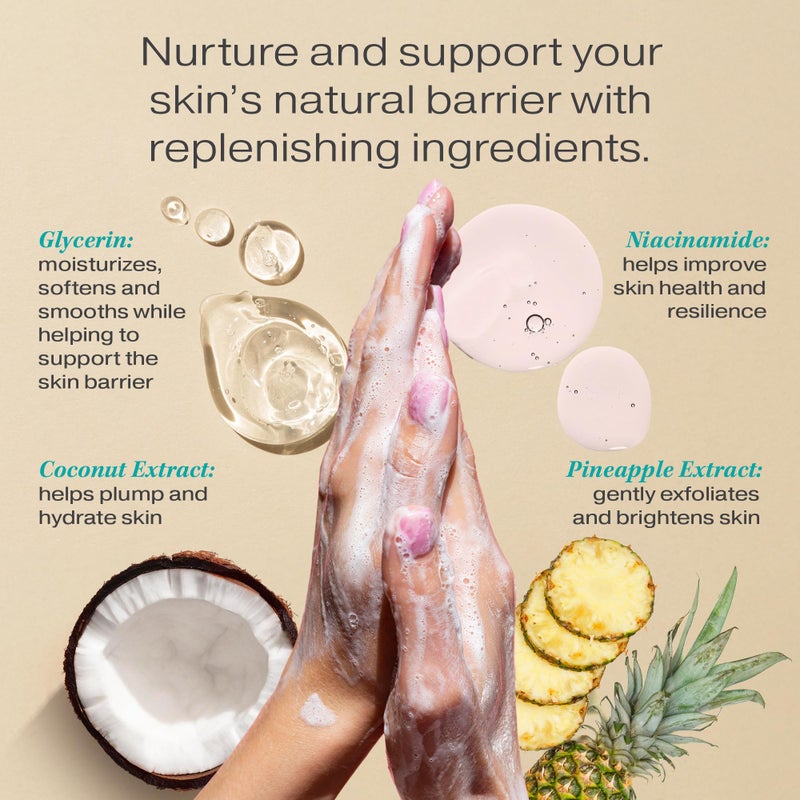 RAW SUGAR 3-Pack Liquid Hand Soap, Moisturizing with Fruity Aroma, Formulated without Parabens, Cruelty Free & Vegan - 16.9 Fl. Oz (Pineapple + Maqui Berry + Coconut) - Image 3