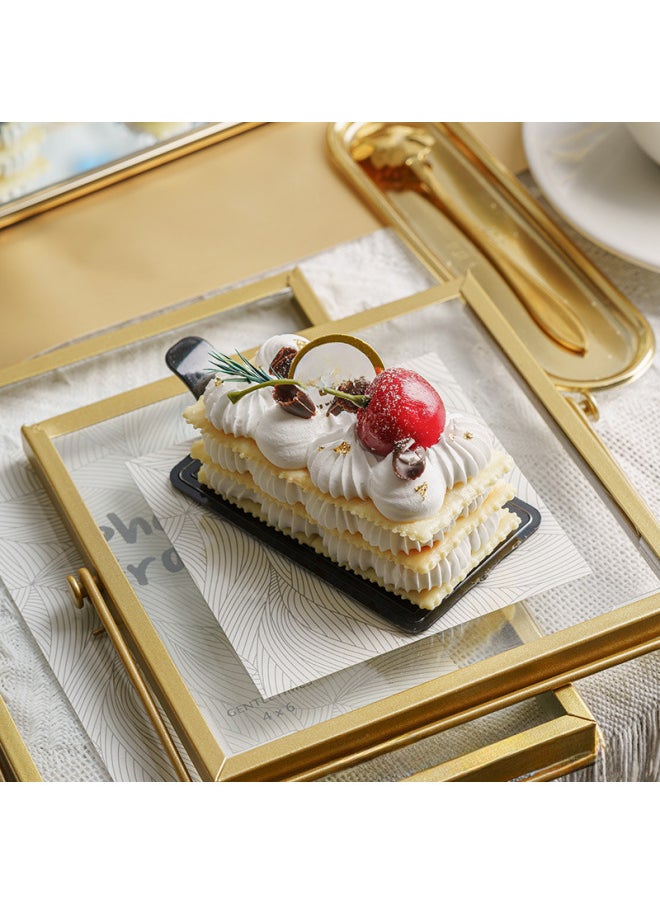 Simulation Cake Model Fruit Soda Biscuits Gourmet Snack Set Up Decorative Scene Layout Wedding Photo Props-Color:Chocolate Cheerloin-C  - Image 5