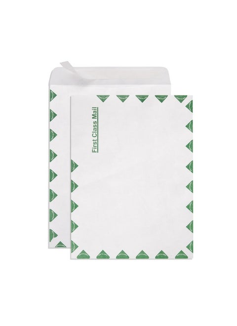 100 9X12 First Class Mail Tyvek Envelopes Self Seal 9X12 Catalog Mailer Ultra Strong 14Lb Tear Resistant Material For Secure Mailing Strong Peel And Seal Flap 100 Envelopes