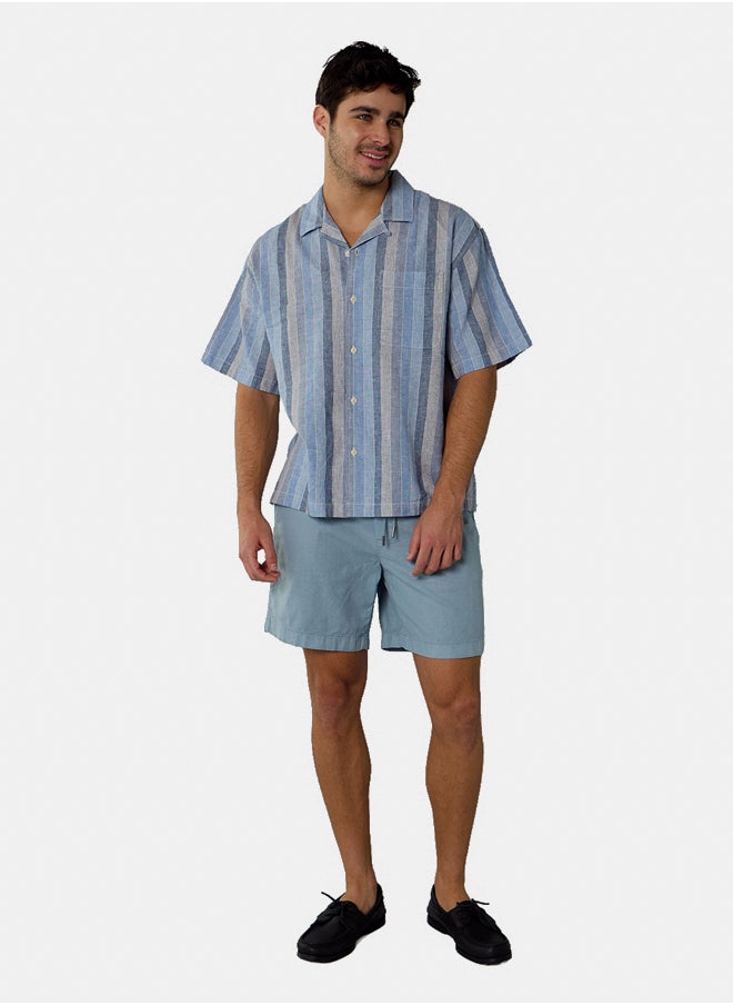 American Eagle AE Flex 8" Lived-In Linen-Blend Trekker Short  - Image 3