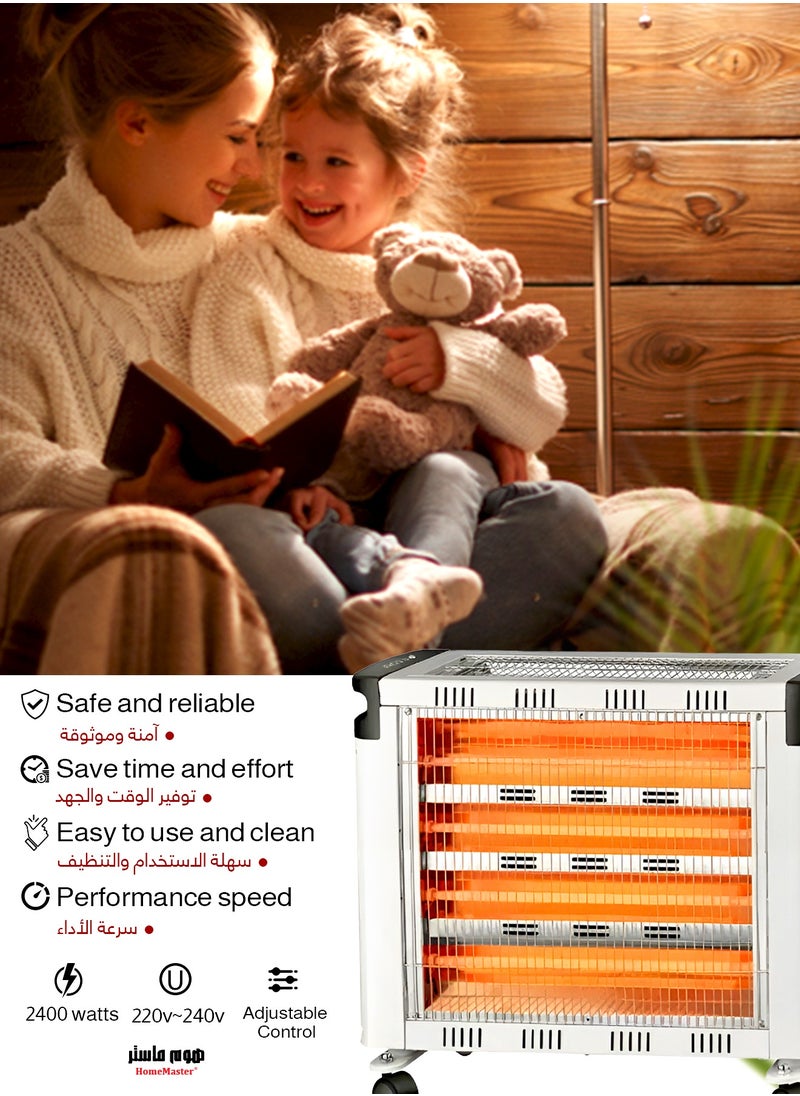 KROOS Cross KR-5925 electric heater for heat distribution, 2000 watts, with 2 sides  - Image 4