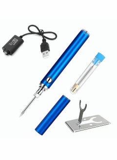 Portable USB Cordless Soldering Iron Kit, Wireless Rechargeable Battery Powered, Wireless Charging Welding Tool 510 Gun Pen Electronic Soldering Kit