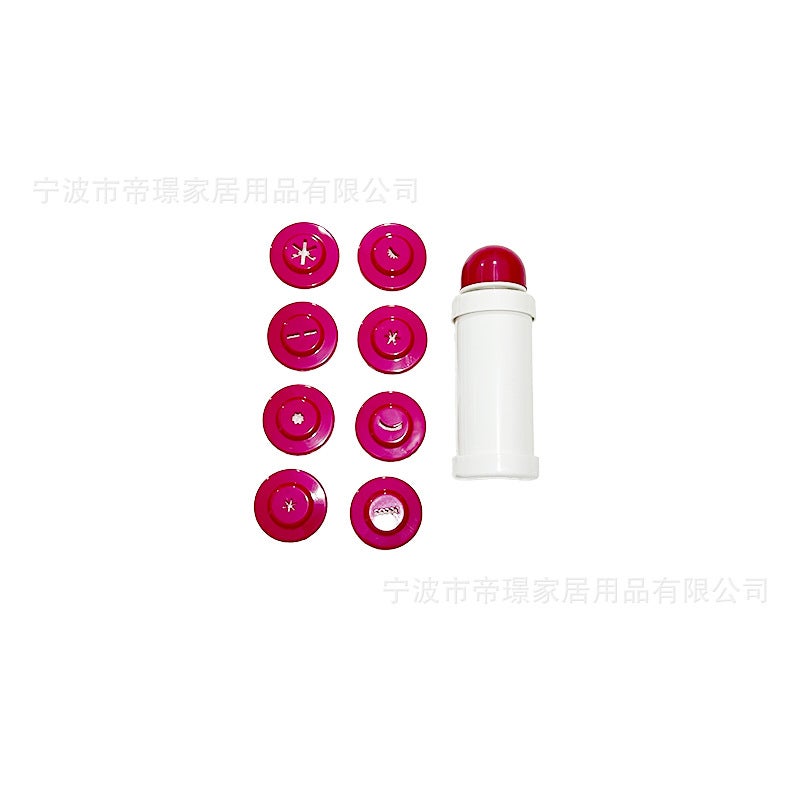 Plastic Cream Decorating 9-Piece Set Multifunctional Cake Biscuit Decorating Cream Expressing Cream Tool Baking Diy Tool - Image 3