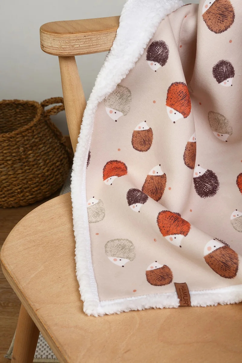 هامور Fluffy Baby Blanket Mother Baby Newborn 80x100 Cm Urcin Sheep Fur Blanket