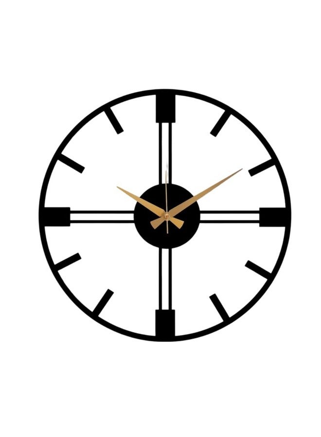 Cartvilla Cartvilla Metal Wall Clock, Large Metal Wall Clock for Metal Wall Ornament, Outdoor Wall Clock, Home Decor Clocks and Gifts, Laser Cut Clock, Home Gifts (40 CM) DA-20