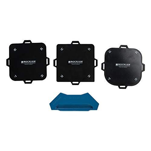 Rockler Corner Cutter Router Template (Set of 3) w/Rubber Strips - Woodworking Tools for Smooth & Consistent Corner Curves - Perfect Router Jig for Creating Quarter-Round Corners - Image 3
