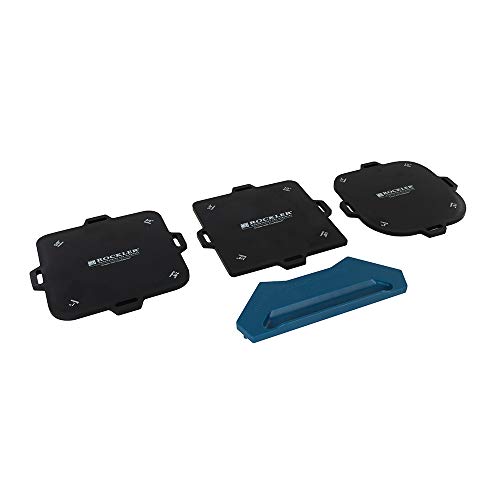 Rockler Corner Cutter Router Template (Set of 3) w/Rubber Strips - Woodworking Tools for Smooth & Consistent Corner Curves - Perfect Router Jig for Creating Quarter-Round Corners - Image 2