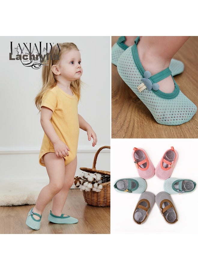 LAXIALIYA Laxaliya Baby Floor Socks, Infant Non-slip Shoes, Children's Indoor Shoes, Thin Shoe Covers, Boys' Socks, Girls' Summer Shoes - Image 1