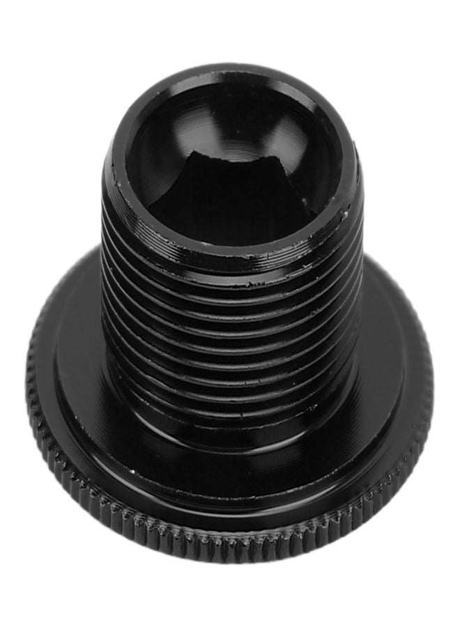 ENLEE Bicycle Crank Arm Screw Aluminum Alloy M18 Crank Fixing Screw Bike Crankset Arm BoltM18 Black - Image 3