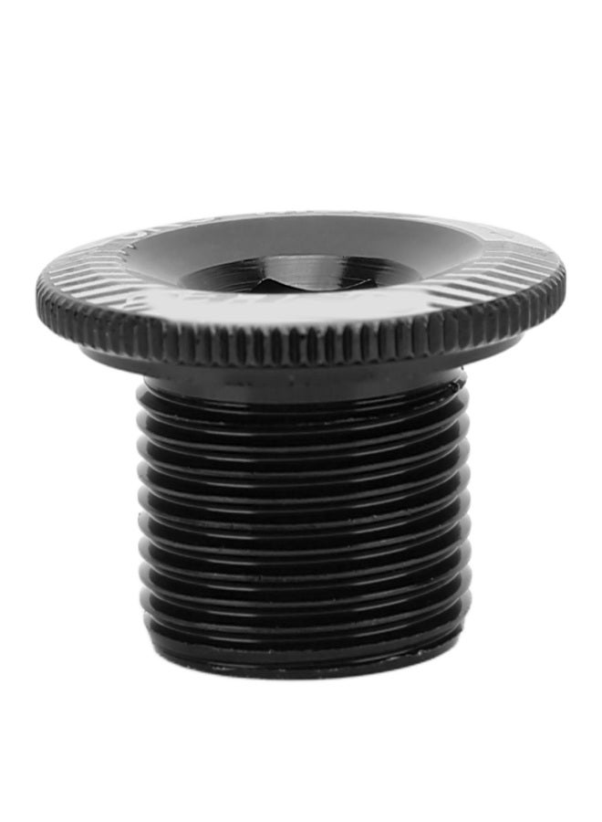 ENLEE Bicycle Crank Arm Screw Aluminum Alloy M18 Crank Fixing Screw Bike Crankset Arm BoltM18 Black - Image 4