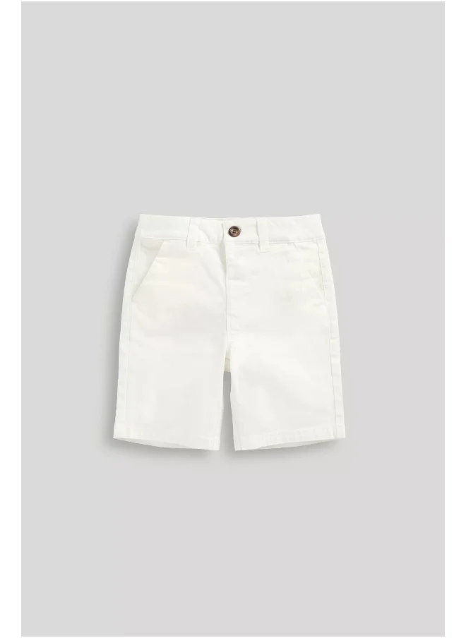 mothercare White Chino Shorts