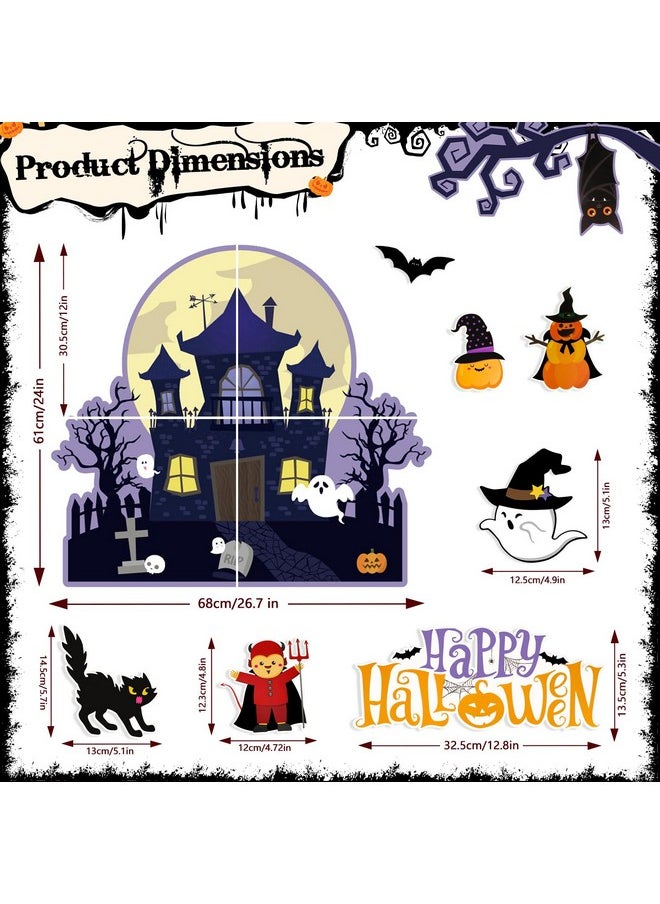 Halloween Bulletin Board Decorations,40Pcs Halloween Cutouts Halloween Classroom Decorations, Big Ghost House Monster Pumpkin Halloween Theme Bulletin Board For Home Office Classroom - pzsku/ZED86296F5121E3E3785CZ/45/_/1731922462/bffa3b1a-410a-4b1f-912a-e3c613825677