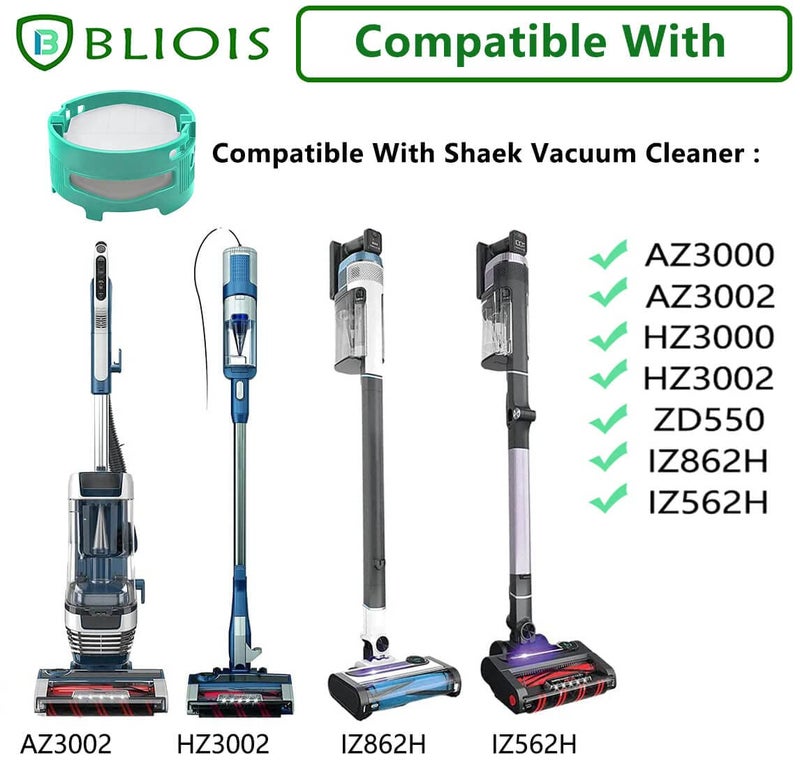 BLIOIS [6 Pack] Replacement for Shark Odor Neutralizer Cartridge AZ3002 LA702 ZU102 Accessories Replacement for Shark Vacuum Cleaner Odor Neutralizer And air Purifier HP302. -1541fc3000,Teal - Image 3