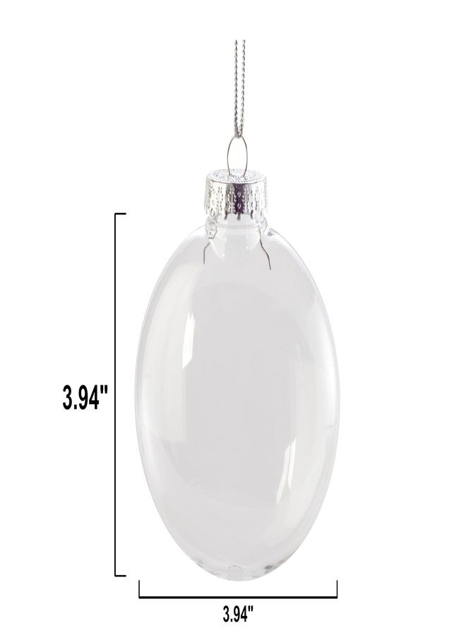 Creative Hobbies Clear Plastic Ornament Discs 100mm (3.94") Diameter - Pack of 12 - Great for Crafts! - Image 3