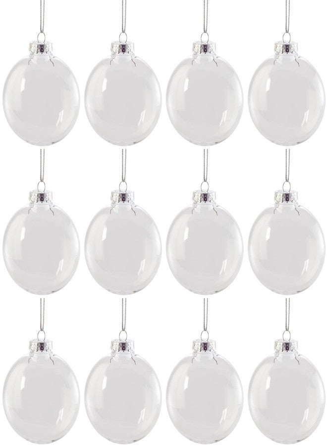 Creative Hobbies Clear Plastic Ornament Discs 100mm (3.94") Diameter - Pack of 12 - Great for Crafts! - Image 2