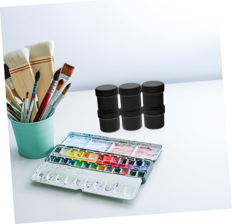 Lurrose 6pcs Plastic Paint Storage Buckets with Airtight Screw Lids Reusable Containers for Painting and Industrial Use Portable Lightweight Sealed Paint Buckets for Art Projects - Image 3