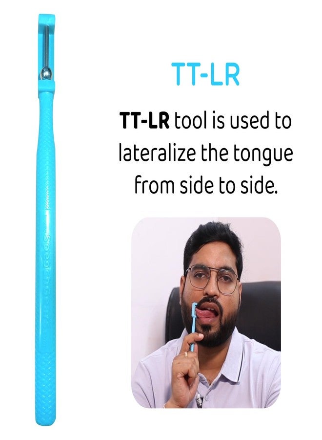 SPEECHGEARS TT-LR Tongue Lateralization and Elevation Tool (Cyan) Pack of 1 - Image 2