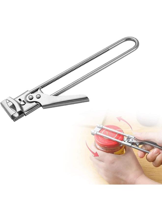 yongsheng Opener Adjustable Jar & Bottle Opener, Adjustable Multifunctional Stainless Steel Can Opener Jar Lid Gripper, Manual Jar Bottle Opener Kitchen (1PCS)  - Image 1