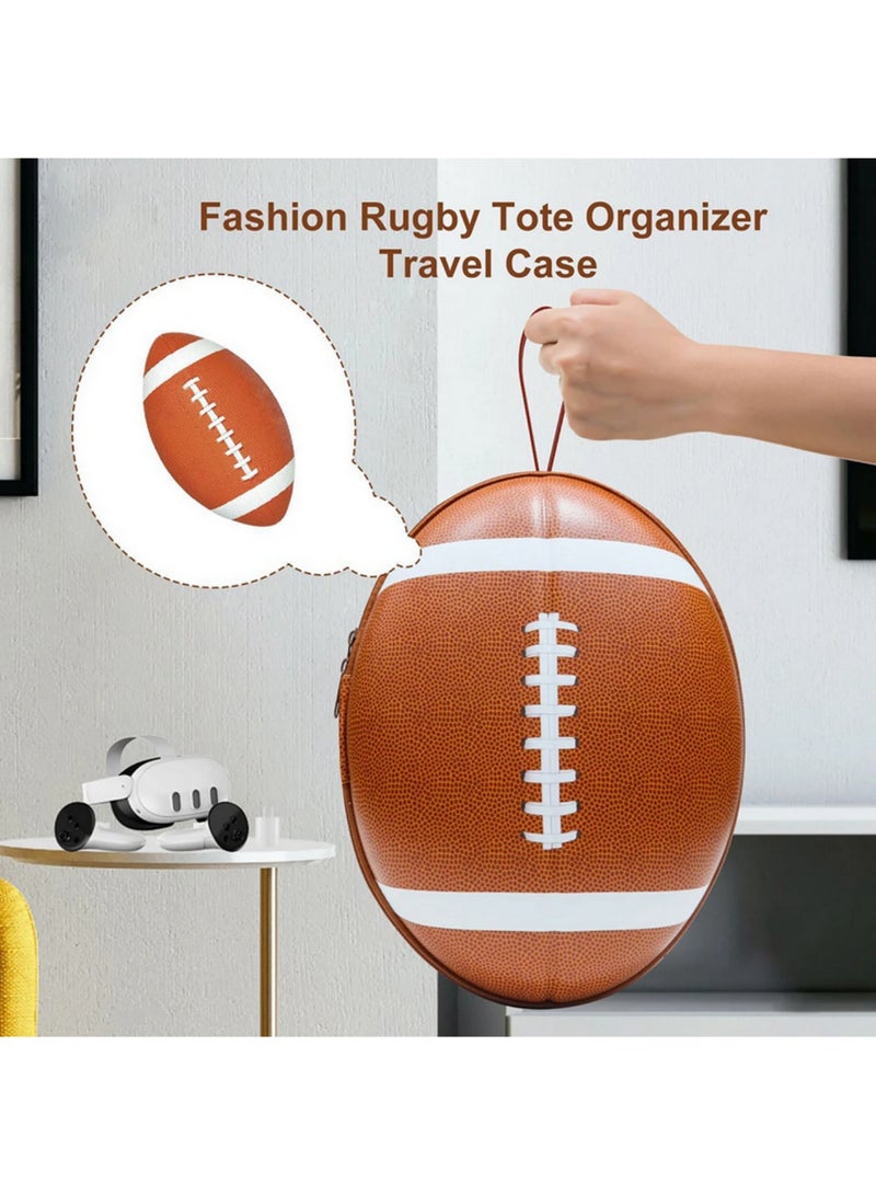 1PCS For Meta Quest 3 EVA Storage Bag Portable Box Travel Protective Carrying Case With Shoulder Strap for Meta Quest3 VR Accessories - Image 4