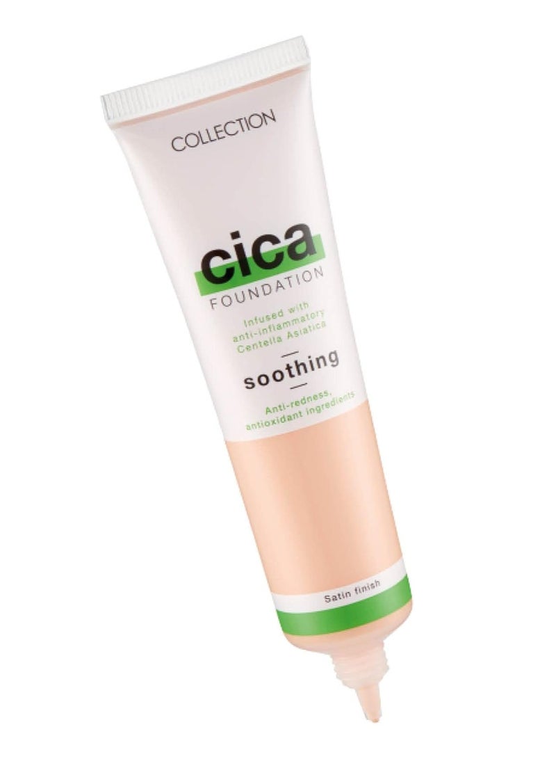 Collection فاونديشن سيكا متوسط التغطية المرطب مع مضاد الاحمرار - فاتح 30 مل - Image 2
