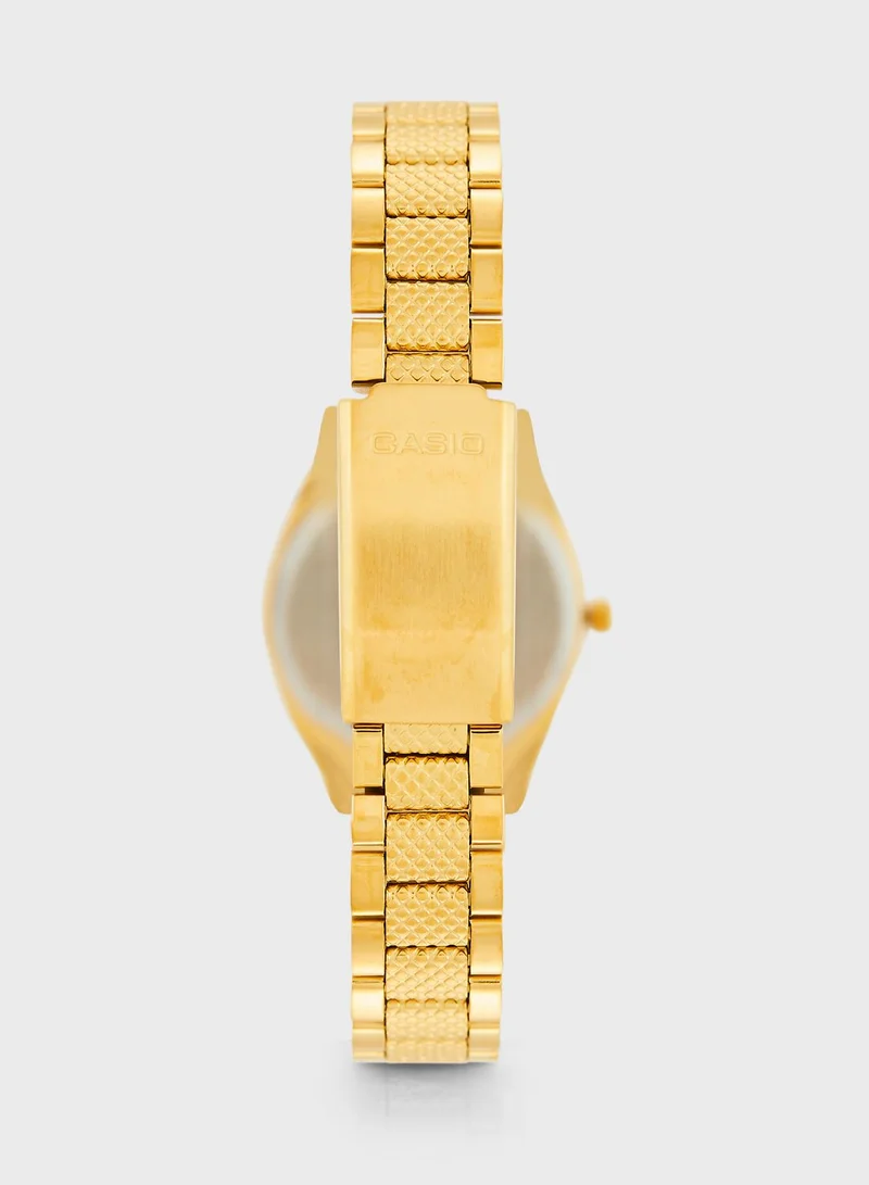 CASIO Steel Strap Analog Watch