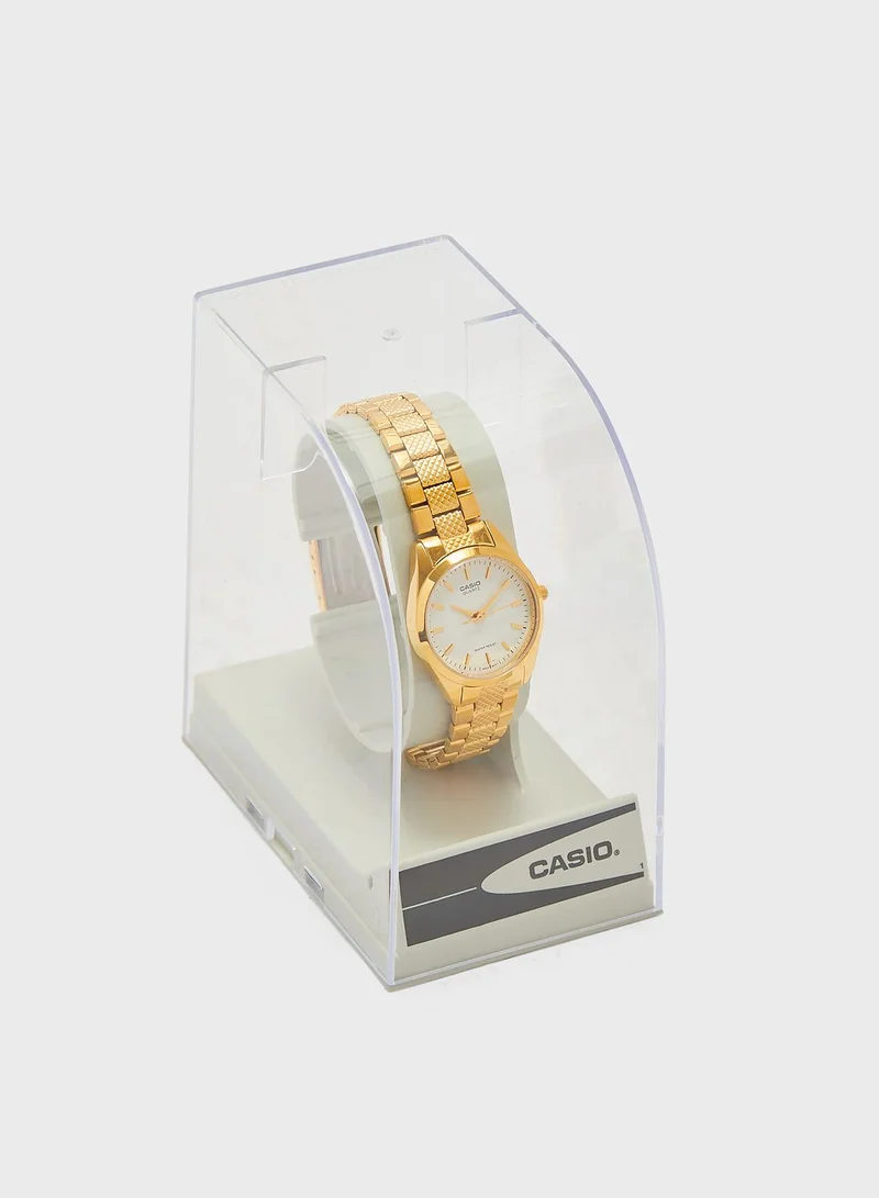 CASIO Steel Strap Analog Watch