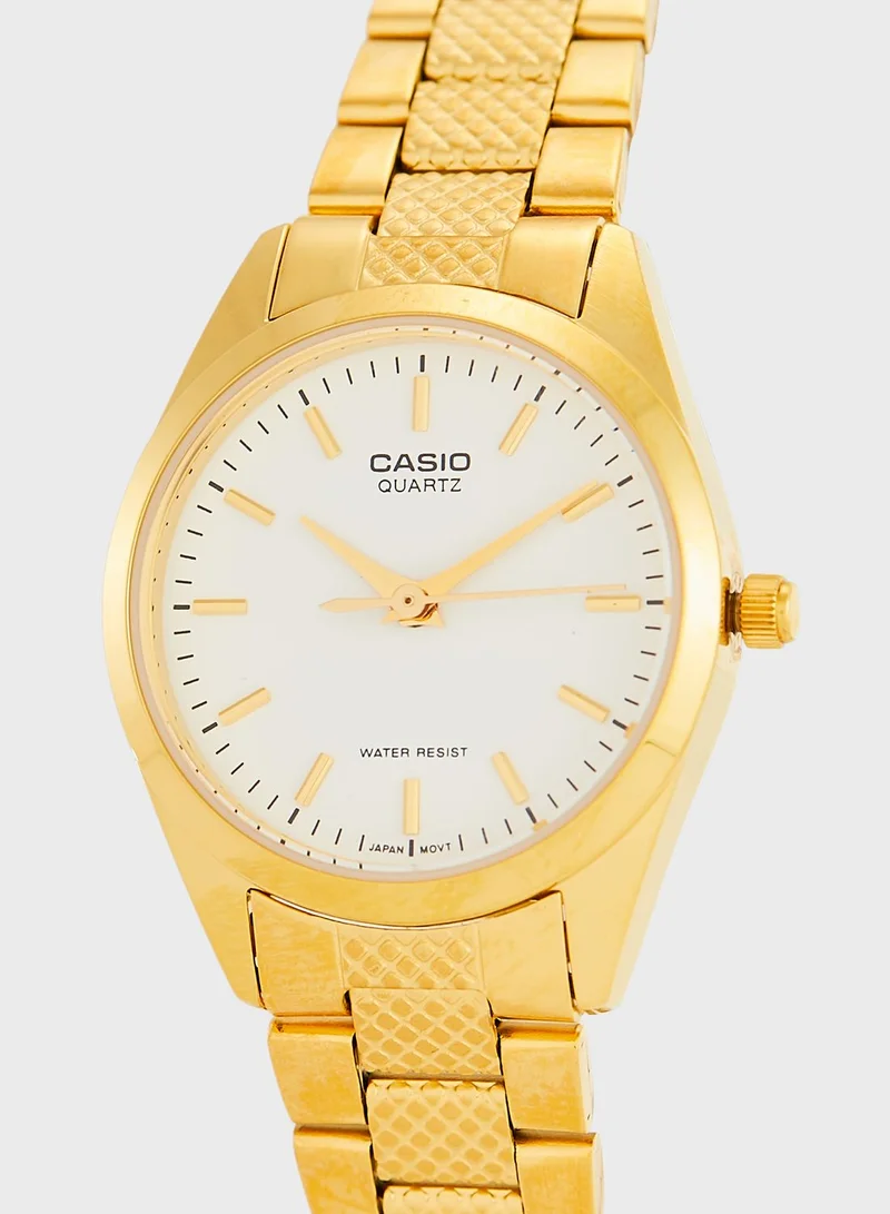 CASIO Steel Strap Analog Watch