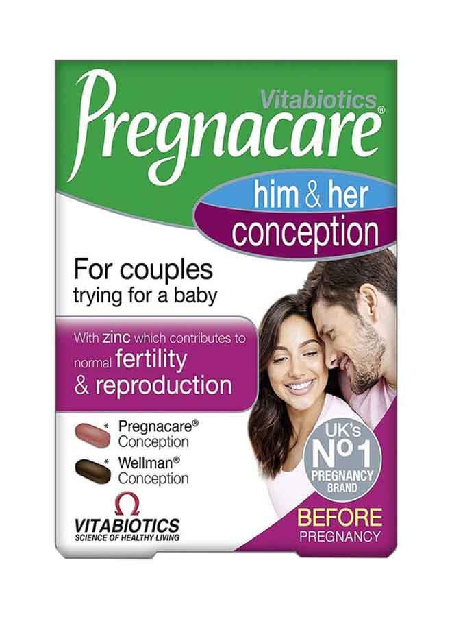 Vitabiotics Pregnacare Conception Him And Her - 60 Tablets - Image 1