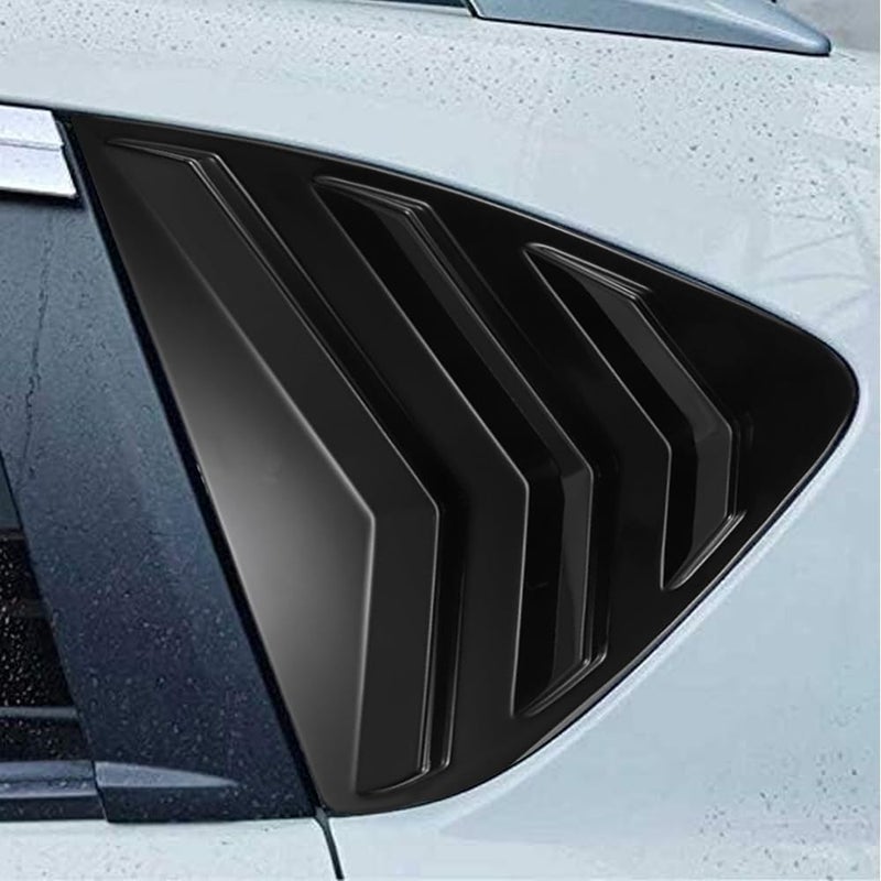 BOYOUS 2PCS ABS Side Air Vent Cover for Mazda CX-5 (2013-2016) - Bright Black - Image 5