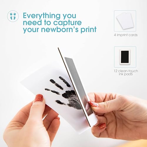 Pearhead 4-Pack Clean-Touch Ink Pad Kit, Mess-Free Inkless Hand and Footprint Kit, Baby Foot Printing Kit, Cat and Dog Paw Print Kit, Suitable for Babies and Pets - Image 2